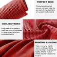 thumbnail image 2 of Toalla immoono, 20 unidades, microfibra refrescante, 102 x 30 cm, color rojo, 2 of 8