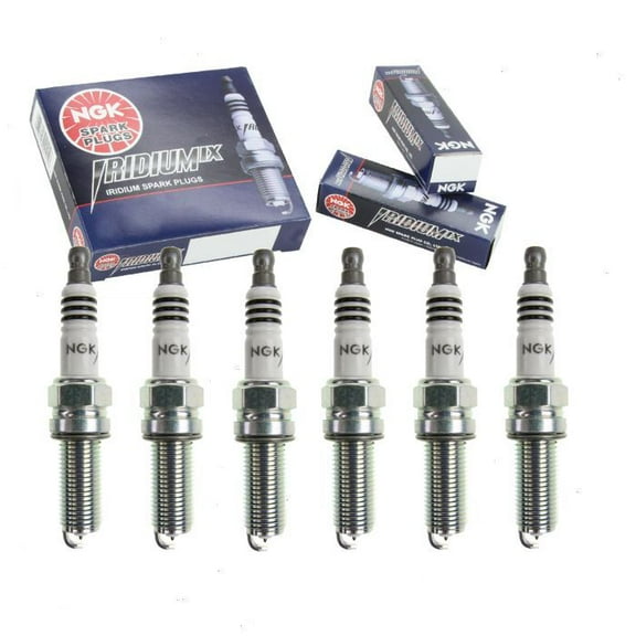 6 pc NGK Iridium IX Spark Plugs compatible with Chrysler 200 3.6L V6 2011-2017