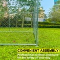 thumbnail image 4 of 10x10x4ft Outdoor Dog Kennel Large Playpen Fence Cage Animal Pet Run Enclosure, 4 of 10