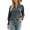 4422 Dark Grey, variant on Womens Long Sleeve V Neck Shirts Casual Fall Loose Tunic Tops Waffle Knit Trendy Lace Blouses Black Tees