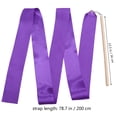 thumbnail image 2 of WRITWAA 2Pcs Gymnastics Ribbon Satin Ribbon Twirling Wand for Purple, 2 of 8
