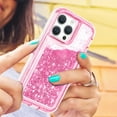 thumbnail image 6 of YUNOVA for iPhone 14 Plus Case Glitter Floating Liquid Shiny Quicksand Case for Women Girls Heavy Duty Shockproof Protective Case Hard PC Bumper Soft TPU Cover for iPhone 14 Plus, 6 of 7