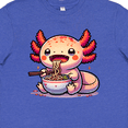 thumbnail image 4 of Inktastic Funny Axolotl Ramen Lover Youth T-Shirt, 4 of 5