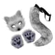 thumbnail image 2 of Conjunto de disfraces de cosplay Ropa de Halloween Decoración Suministros de fiesta para favores de fiesta Gris profundo, 2 of 8