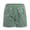 Green, variant on Bxsruta Women's Casual High Waist Shorts with Pockets Nylon Spandex Blend Elastic Drawstring Straight Leg Summer Shorts