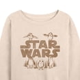 thumbnail image 3 of Star Wars - Porg Logo - Women's French Terry Long Sleeve Pullover, 3 of 5