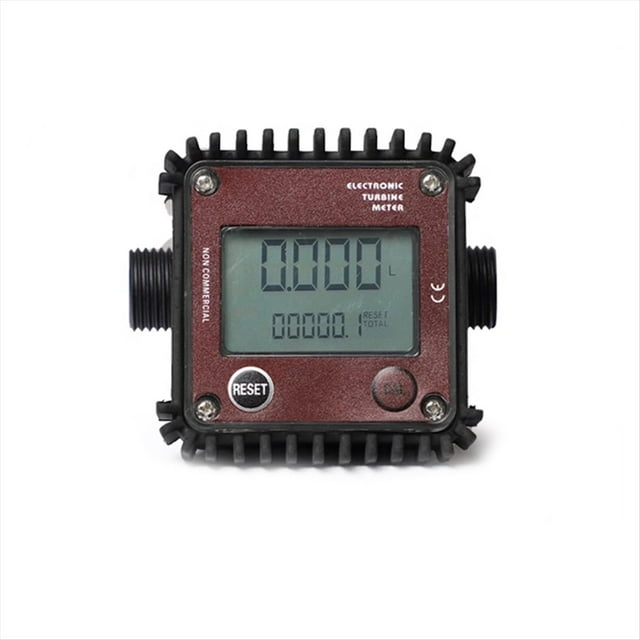 Medidor de Flujo de Engranajes Digital K24 con Pantalla LCD para Combustible, Aceite, Agua, Urea, Etc.