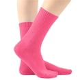 thumbnail image 2 of KyCheLot Girls' Knitted Socks Kids Candy-Colored Mid-Calf Tube Socks Lightweight Casual Schoolwear, 2 of 3