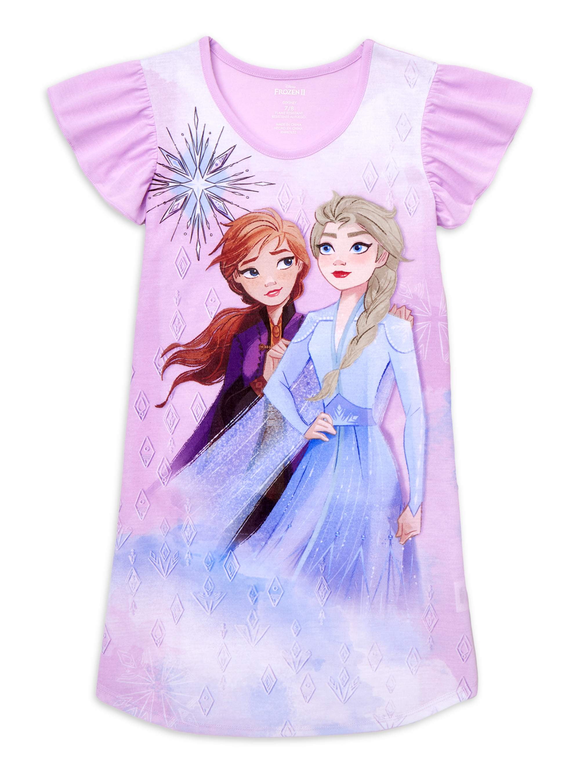 Frozen 2 Frozen 2 Girls Exclusive Short Sleeve Pajama Nightgown