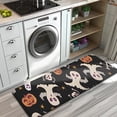 thumbnail image 3 of Halloween Ghosts Pumpkins and Stars Kitchen Rug Mat,Kitchen Runner Rugs Non Skid Washable,Decorative Kitchen Floor Mats for Kitchen,Sink,Laundry,17"x47.2", 3 of 7