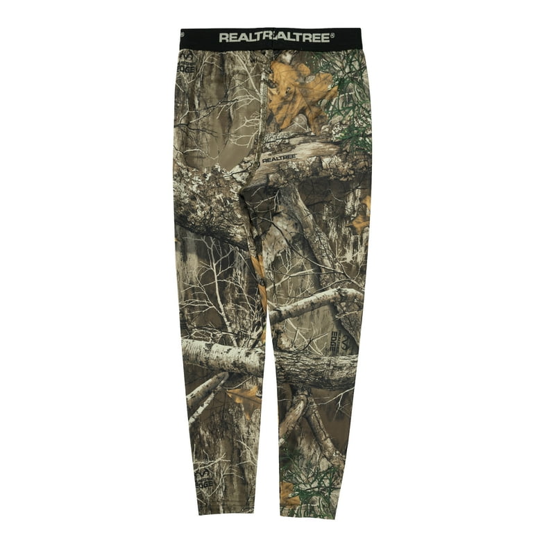 Realtree Youth Camo Hunting Baselayer Set Thermal Long Sleeve