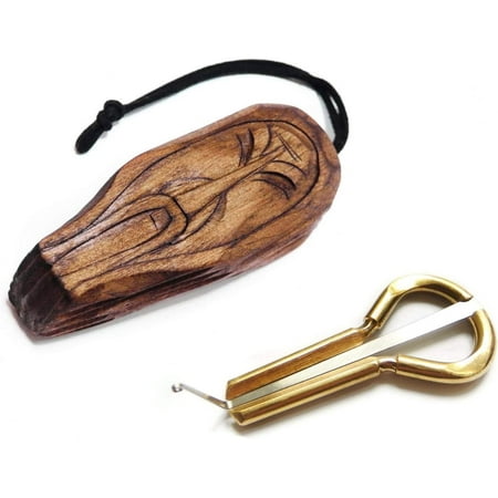 Fashion Jew's Harp by P.Potkin in wooden case Shaman handmade - mouth musical instrument (jaw harp) Beautiful sound Excellent quality maultrommel (jaw harp, dan moi)