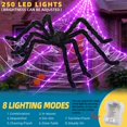 thumbnail image 3 of Halloween Light Up Spider Web ININ de 5 m con 250 LED, 3 of 7
