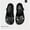 Black [1.5x magnification], variant on Outdoor non-slip sandals, slippers, ballet thick-soled slippers for women, summer EVA clogs, fashionable, comfortable, and versatile