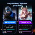 thumbnail image 4 of Auriculares Bluetooth-Compatible con HIFI Control Táctil Cargar Voz Llamada Smart Phone Sport Gaming Auriculares Auriculares con Caso Plata Blanco Advancent EL014577-02B, 4 of 7