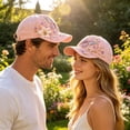 thumbnail image 6 of LOWLHOME 2026 Garden Morning Cap,Garden Morning Baseball Cap,Cute Garden Hummingbird Hat,Elegant Flowers Birds Animal Pink Cap,Style B, 6 of 7