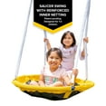 Sportspower Super Flyer Swing Set with 2 Flying Buddies, Saucer Swing