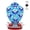 Blue, variant on VOREEN Glass Mosaic Hummingbird Feeders, Hand Blown Glass Outdoor Hanging Bird Feeder, Porch Garden Backyard Decor, Blue Flowers Design