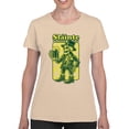 thumbnail image 2 of Slainte Skeleton Leprechaun St. Patricks Day Cheers Design Women's T-shirt, 2 of 3