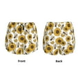 thumbnail image 5 of Fotbe Sunflowers and Bees Womens High Waist Running Shorts Athletic Workout Quick Dry Shorts for Women with Pockets Gym Yoga Summer Shorts-X-Large, 5 of 9