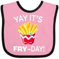 thumbnail image 3 of Inktastic Yay Its Fry Day with Cute French Fries Boys or Girls Baby Bib, 3 of 4