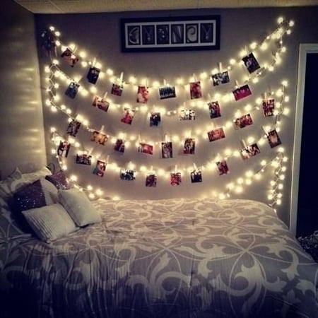 20 Led Photos Clips String Lights 10ft Warm White Aostar Battery 20 Led Photos Clips String Lights 10ft Warm White Aostar Battery Operated Fairy For Bedroom Hanging Cards And Artworks