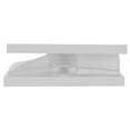 thumbnail image 5 of CRL SCU4W White Square Style Hole-in-Glass Fixed Panel U-Clamp, 5 of 6