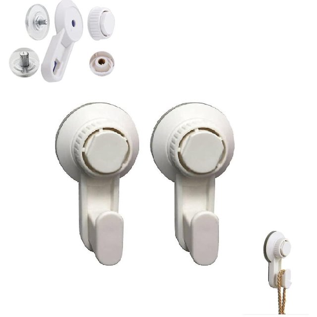 Suction Cup Hooks Powerful Vacuum Suction Cup Hooks,Heavy Duty No Drilling Strong Window Glass