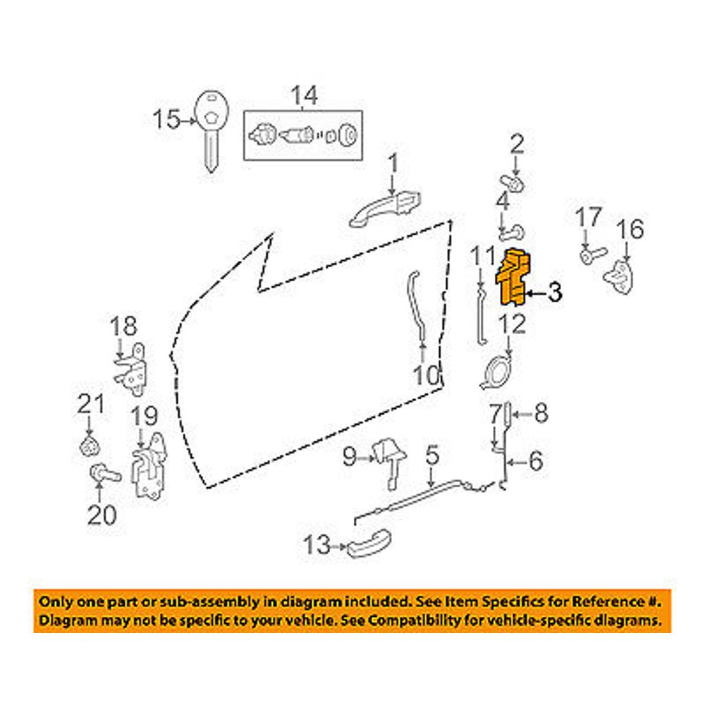 CHRYSLER OEM 2008 Sebring DoorLatch Right 4589238AF