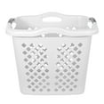Home Logic 2 Bushel Lamper Plastic Laundry Basket with Silver Handles