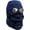 Navy, variant on winter thermal hat with glasses and Detachable Mask, Windproof Fleece Lined Aviator Hat for Skiing, Snowboarding, and Outdoor Winter Activities