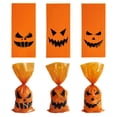 thumbnail image 3 of Bolsas de regalo de Halloween para niños, 50 piezas, calabaza, fantasma, murciélago, Dulces, galletas, embalaje de regalo, truco o trato, decoración de Halloween, 3 of 4