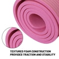 thumbnail image 4 of Thick And Durable Yoga Mat Two Pack Anti-Skid Sports Fitness Mat Anti-Skid Mat to Lose Weight,Pink＋Pink, 4 of 5
