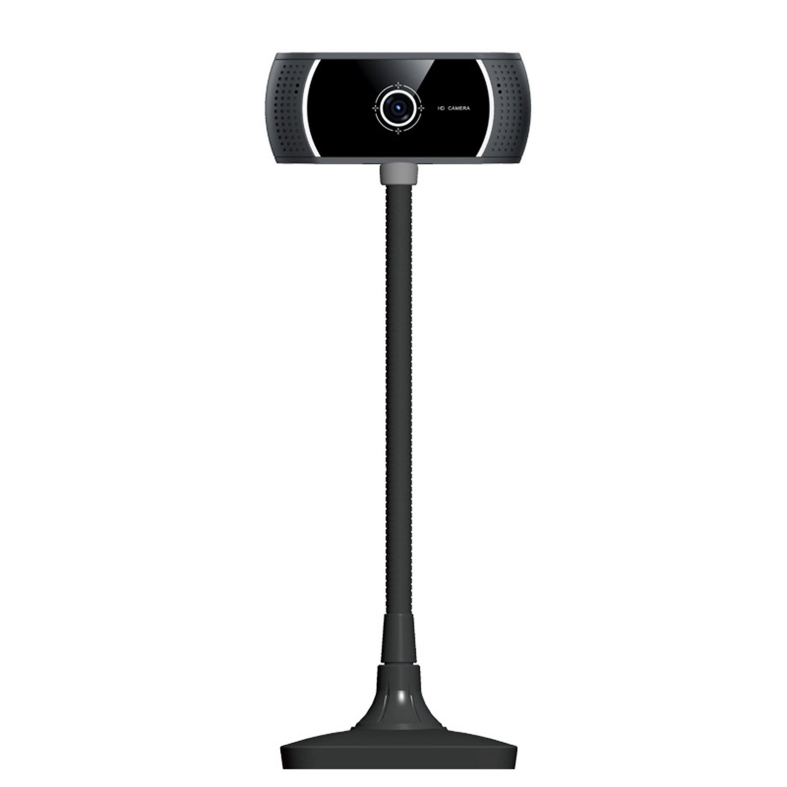 360 degree Wedcam Metal Stand USB Computer Camera Noise Reduction Microphone For Meetings Webinars Interviews