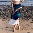thumbnail image 6 of Whale Chic Chiffon Beach Dress with Polyester Straps - for Beach Skirts, 6 of 6