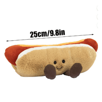 Hot Dog Stuffed Animal Plush Toy – Soft & Cuddly Home Decoration Doll