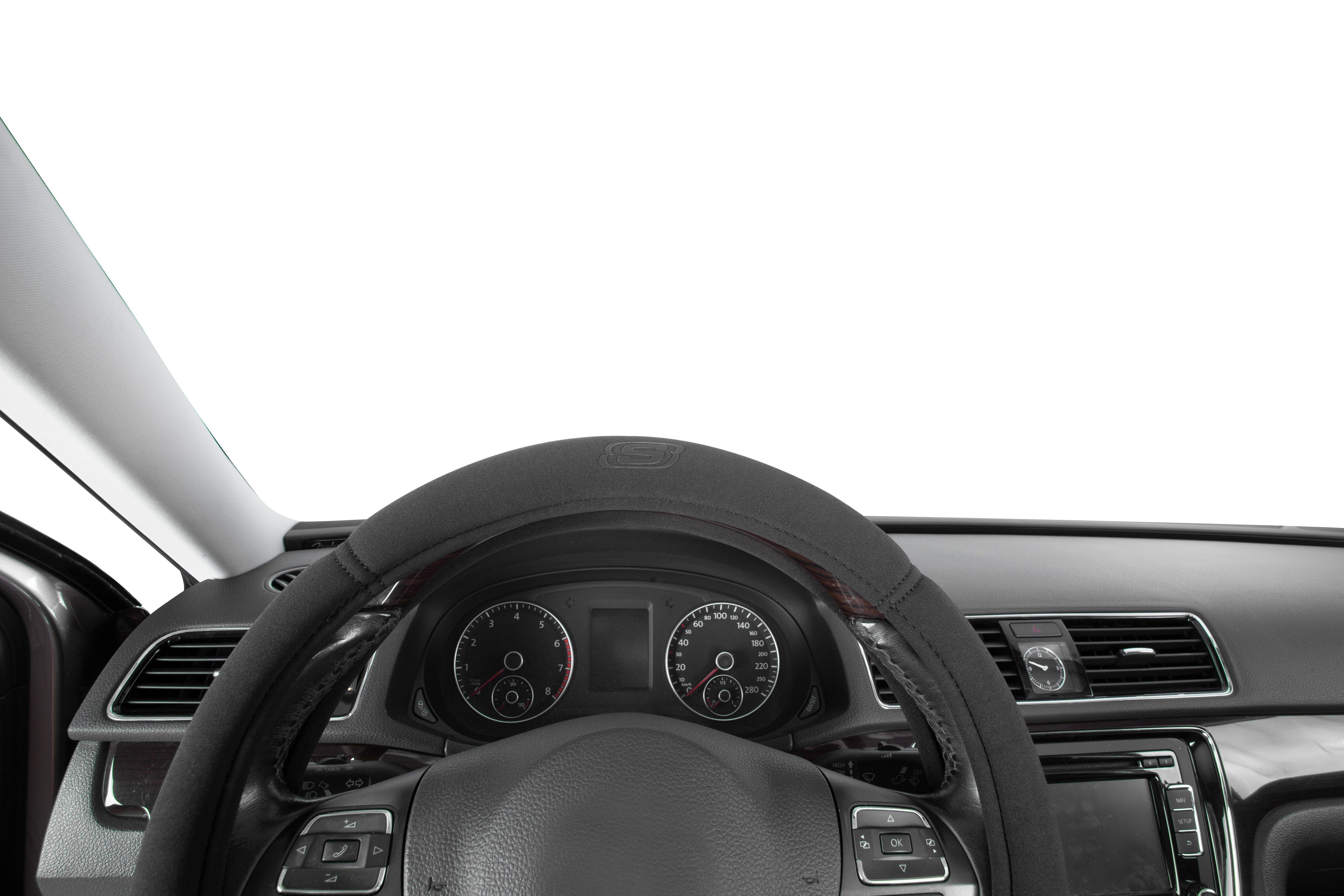 Skechers Memory Foam Steering Wheel Cover, Black photo 7
