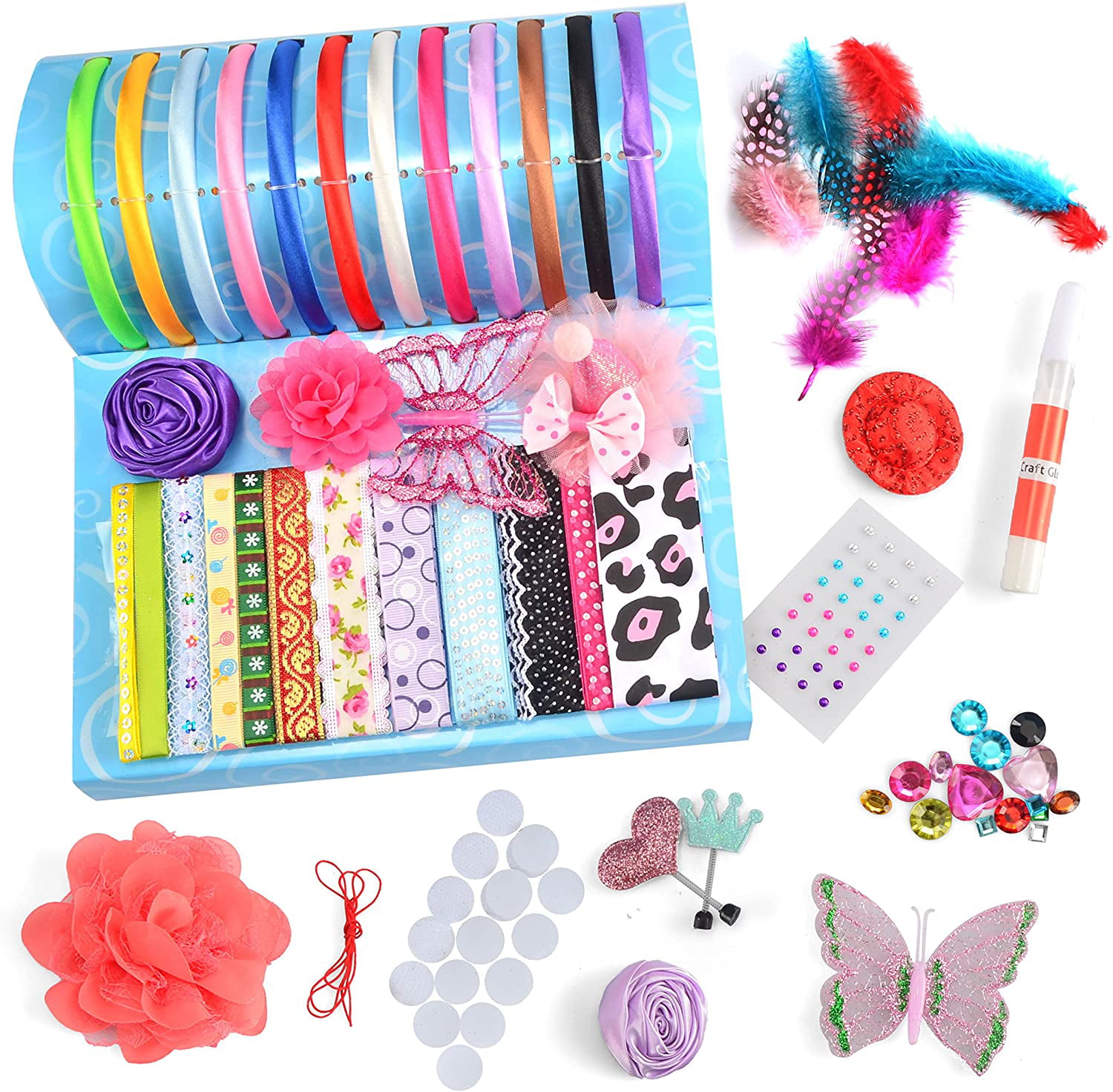 HEADBAND MAKING KIT for Girls - Crafts for Girls Ages 6-8, Include 12  $48.13 - PicClick AU