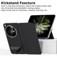 thumbnail image 4 of for OnePlus Open Case with Kickstand, Premium Classic PU Leather for OnePlus Open Flip Cover, Magnetic Closure and Camera Protector Slim Hard PC Back, 4 of 5