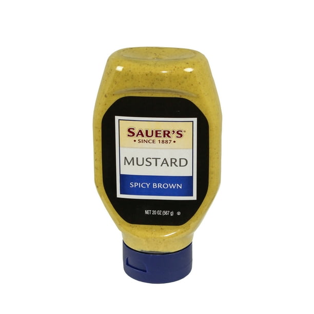 C.F. Sauers Spicy Brown Mustard Case 20oz (PACK OF 12)
