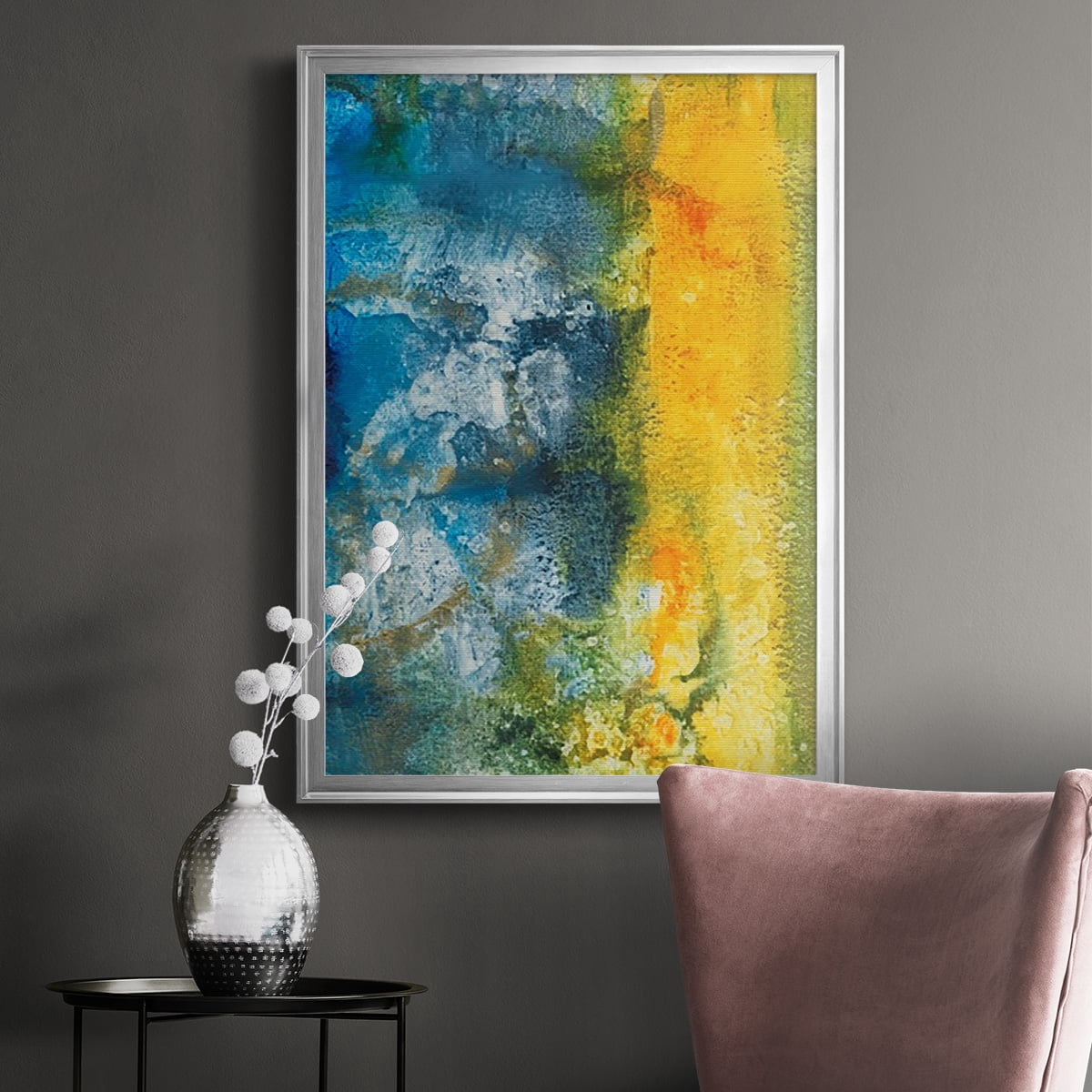 Aquatic Energy II Premium Framed Print, in Gold, Black, or Silver - Ready to Hang