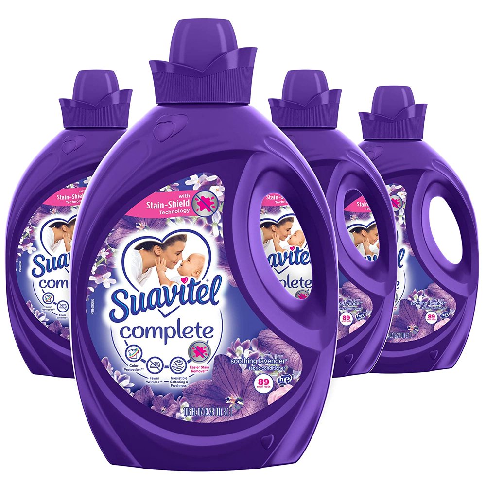 Suavitel US07026A SUAVITEL Fabric Softener, Complete, Soothing Lavender, 356 Loads Total