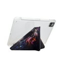 thumbnail image 4 of Case for iPad Pro 11 inch Case 2024 5th Gen(M4) Case Drawing Pattern Y-Fold Standing Case Clear Back with Landscape Portrait Mode Pencil Holder & Auto Sleep, 4 of 10