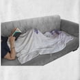 thumbnail image 6 of Lavender Soft Flannel Fleece Blanket, Little Posy of Medicinal Herb Fresh Plant of Purple Flower Spa Aromatheraphy Organic, Cozy Plush for Indoor and Outdoor Use, 50" x 70", Lavender, by Ambesonne, 6 of 6