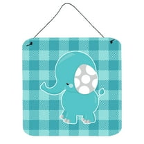 Striped Elephant Wall or Door Hanging Prints