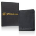 thumbnail image 3 of ID Stronghold "Waltlet" Unisex Bifold Leather RFID Blocking Wallet, Black, 3 of 5