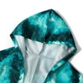 thumbnail image 4 of IROINNID Women's Hooded Winter Jacket Coat Print Long Sleeve Warm Pocket Loose Casual Draw Back Coat Tops, Green, 4 of 6