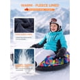 thumbnail image 5 of Wantdo Girl's Hooded Skiing Jackets Kid's Waterproof Raincoats Rose Red Size 8, 5 of 9