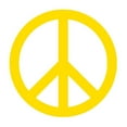 thumbnail image 4 of BAETEUY Peace Sign Car Body Window Reflective Decals, 4 of 4