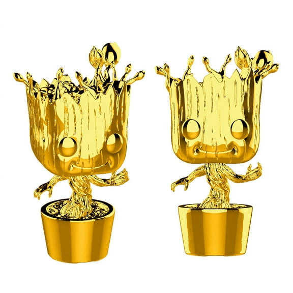 Funko Pop! Marvel: Marvel Studios 10 - Groot (Chrome Gold)